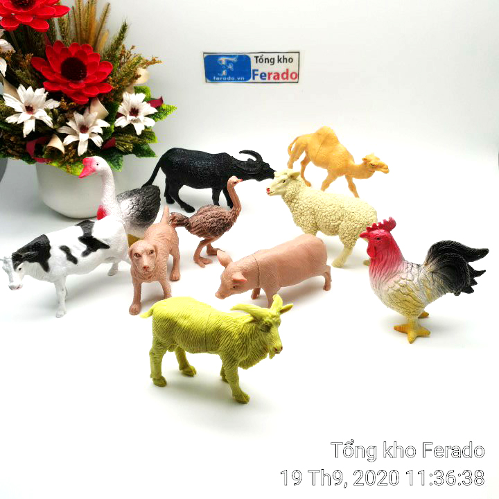 Bộ 10 mô hình đồ chơi động vật rừngcho trẻ em